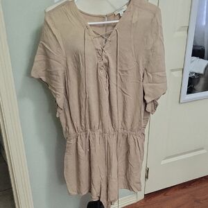 Women's Tan Romper